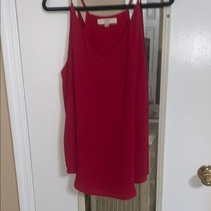 LOFT Raspberry tank with Scoop Neckline